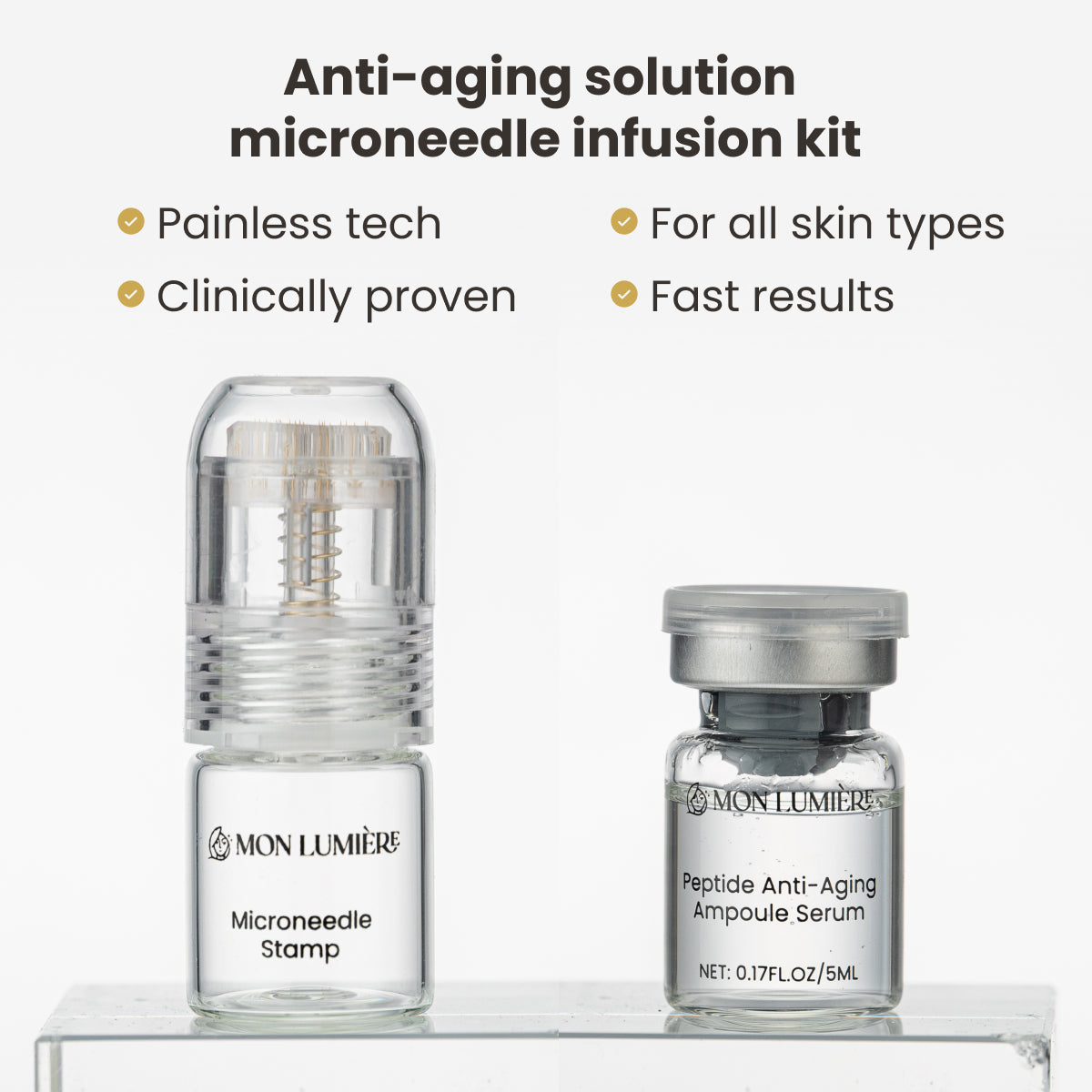 Information about the Mon Lumiere microneedling product